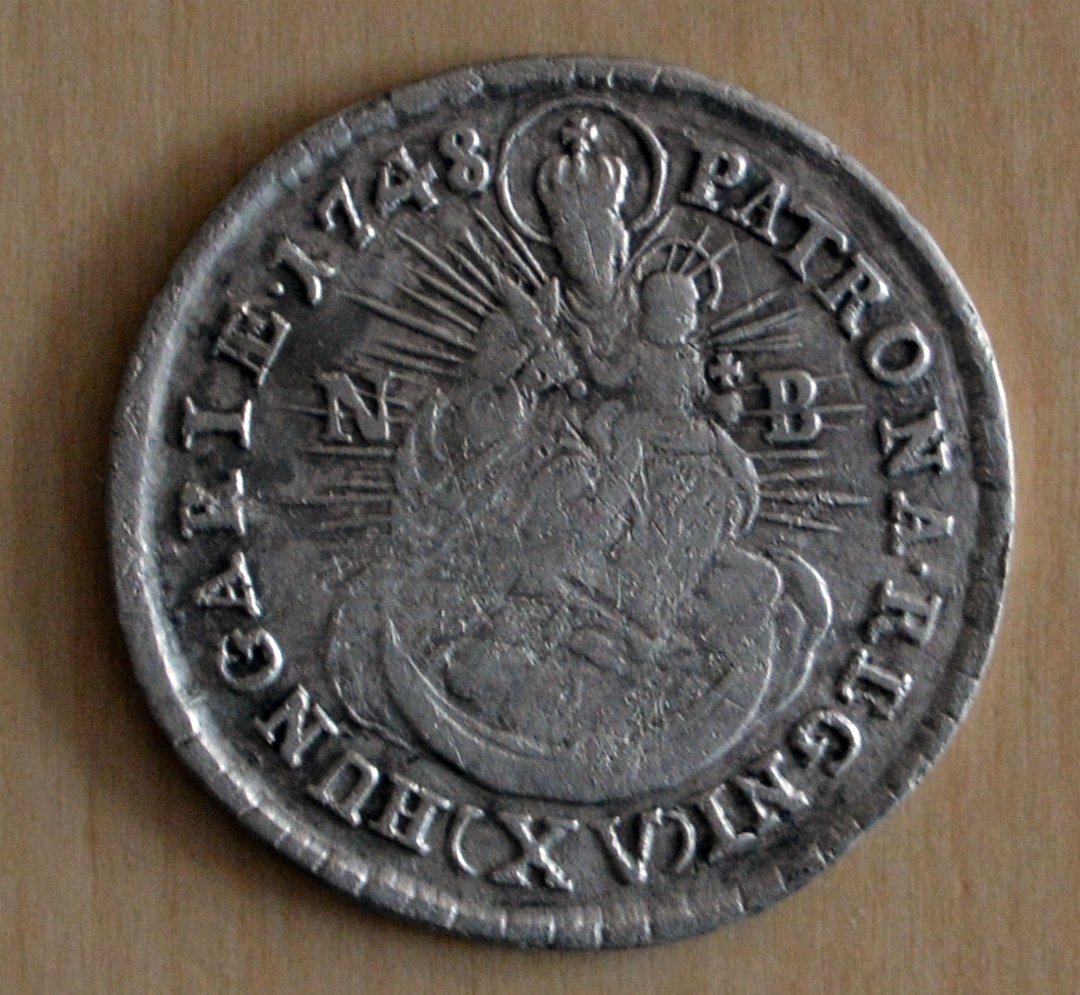 Picayune of value 15, dated 1748