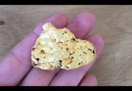 3.8oz MONSTER GOLD NUGGET Metal Detecting VIC with GPZ7000